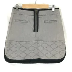 正規代理店タグ/イタリア製★シーバイクロエ/SEE BY CHLOE★ミニデニムスカート/タイト【USA4/I40/グレー/gray】リシュモン/Skirts◆cBH606