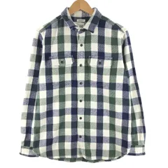 古着 ギャップ GAP STANDARD FIT チェック柄 長袖 ヘビーネルシャツ メンズM/eaa359615