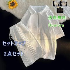 送料無料　上下セット POLOシャツ ショートパンツ セットアップ 2点セット 冷感 スポーツセット 襟付き メンズ 半袖 吸汗速乾 夏 速乾性 伸縮性 ゆったり