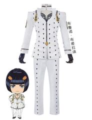 新品 未使用  ジョジョの奇妙な冒険 ジョジョ ブチャラティ コスプレ 衣装※ウィッグ靴追加可 コスチューム ハロウィン仮装 イベント衣装 コスプレセット 高品質コスプレ 再現度高め
