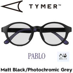 調光レンズ サングラス TYMER タイマー PABLO パブロ Matt Black/Photochromic Grey TY103-MBK-PGY 日本代理店正規品