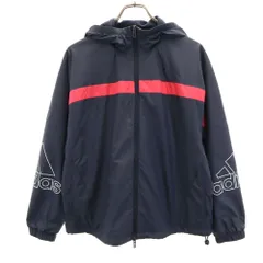 アディダス ウインド ジャケット L ネイビー adidas フーディー レディース