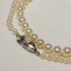 シルバー パール ネックレス アコヤ真珠   ～7.2ｍｍ /25-1098M