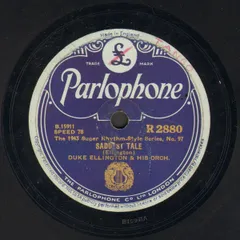 英78RPM/SP Duke Ellington & His Orchestra Saddest Tale / Bundle Of Blues R2880 Parlophone /00500