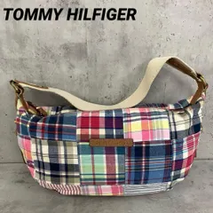 TOMMY HILFIGER トミーヒルフィガー パッチワーク ショルダーバッグ ★ ■■