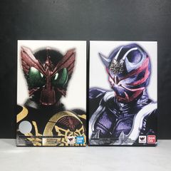 【城東44-042】BANDAI S.H.Figuarts フィギュアーツ 真骨彫製法 仮面ライダー響鬼/仮面ライダーオーズ 2点セットのサムネイル