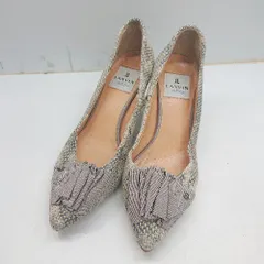 ◇ LANVIN en Bleu ランバンオンブルー パンプス サイズ22 1/2 ベージュ系 レディース E  【1406050066970】