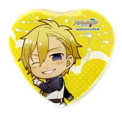 【中古】バッジ・ピンズ(キャラクター) 六弥ナギ 「アイドリッシュセブン×animatecafe トレーディングハート缶バッジ PGVer.」