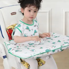 ☆ ダイナソー ☆ ノンスリーブ ☆ キッズ 食事エプロン テーブルクロス一体 3way お食事エプロン キッズ 子ども エプロン 食事 食べこぼし ベビー ベビースタイ 食事エプロン 女の子 男の子 子供用 スタイ 食事用エプロン テーブルクロス 一体型
