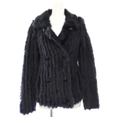 マークバイマークジェイコブス MARC by MARC JACOBS ファージャケット ラビットファー アウター XS 紺 M1122713 /TK ■MUのサムネイル