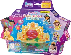 【新品】 エポック社 ディズニープリンセス Aquabeads ティアラセット STマーク認証 メイキングトイ アクアビーズ キャラクター ビーズセット おもちゃ 別売り 318 AQ 6歳 水