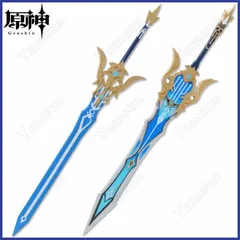 【新品未使用】原神　エウルア　コスプレ　武器 火花 原神 コスプレ エウルア 衣装セット ※ウィッグ 靴 武器