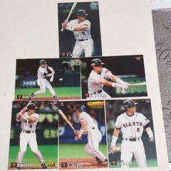 ❖ 仁志敏久グッズ ❖〘 カルビープロ野球カード 6点Set！〙【 1999〜2002年版 】✨仁志ファン！必須アイテムセットです！▶画像・詳説を御覧ください！