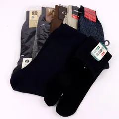 ヘッド/福助他 靴下 7点セット 未使用 2本指 など まとめて 大量 ソックス メンズ HEAD etc. 【中古】