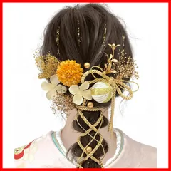 [JZOON] 髪飾り 成人式 9色展開 ドライフラワー 和装 振袖 着物 袴 浴衣用 卒業式 かすみ草 A1800