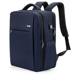 [HOMIEE] リュック ビジネスリュック メンズ 大容量 リュックサック バックパック 15.6インチPC A4 バック 2WAY 大容量 USBケーブル付き カバン 防水 避難 防災 盗難防止 多機能 耐衝撃 多ポケット 通勤 通学 高校生 出張 旅行 