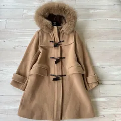 1er Arrondissement ベージュファーコート　✴︎新品、未使用 セール】 ◇カシミヤ混フォックスファー襟コート （アウター