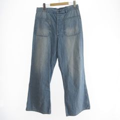 【姫路東店】 中古 orSlow | オアスロウ デニムパンツ SAILER PANTS DENIM USED 01-5132-95 ユーズド加工 ライトブルー サイズ：S 【107】