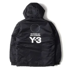 Y-3 ワイスリー ジャケット サイズ:S 18AW シグネチャー ロゴ 刺繍 リバーシブル パテッド ジャケット PATTED JACKET DP7709 アウター ブルゾン コート ダークネイビー 紺 ブランド【メンズ】のサムネイル