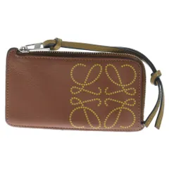 LOEWE (ロエベ) Anagram Leather Card Case アナグラム レザーカードケース コインケース ブラウンのサムネイル