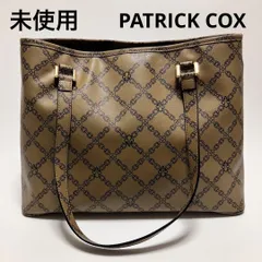 R773 未使用 パトリックコックス PATRICK COX トートバッグ  ハンドバッグ　ショルダーバッグ レディース　バッグ　総柄　２WAY　通勤バッグ