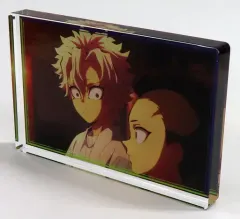 【中古】アクリルスタンド・アクリルパネル 不死川実弥＆不死川玄弥 絆アクリルブロック 「鬼滅の刃 ポップアップショップ ～絆の軌跡～」