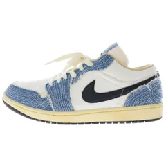 NIKE (ナイキ) AIR JORDAN1 LOW SE World Make Japan エアジョーダン1 ワールドメイクジャパン ローカットスニーカー ブルー/ホワイト US12/30cm FN7670-493