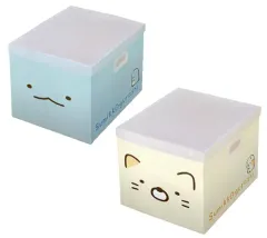 【中古】生活雑貨(キャラクター) 全2種セット 組み立て式お片付けBOX 「すみっコぐらし」