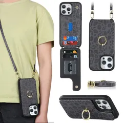 【在庫セール】iPhone14 Plus 手帳型ケースiPhone14 Plus スマホ 携帯 用ケースショルダー クロスボディ肩掛け 首かけ Cavor 斜めがけショルダーケース背面ポケット付きiPhone14 Plusケースカード収納【上下開】アイホン14