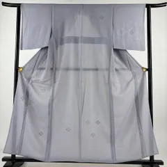 【夏着物　紗袷】正絹　付け下げ　桐柄　C品 zt18264-220317zm_11.jpg