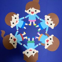壁面飾り　子ども