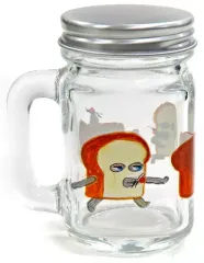 【中古】雑貨 パンどろぼう/サササッ ミニチュアガラス瓶 「ブロッコリーくじ×パンどろぼう」 E賞