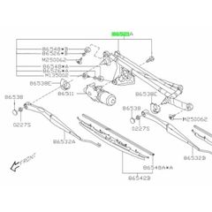 ★ スバル 純正 新品 WRX STI GDA/GDB/GGA C〜 インプレッサ ウインドシールド ワイパーリンク ASSY Windshield wiper link ASSY