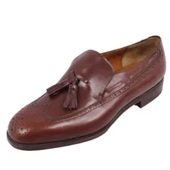 未使用 サルヴァトーレ フェラガモ Salvatore Ferragamo ローファー タッセルローファー ブローグ カーフレザー シューズ メンズ 7EEE(25cm相当) ブラウンのサムネイル