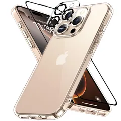 【新着商品】耐衝撃 アイフォン 16 16 ぷろケース 指紋防止 プロケース 落下防止 アイフォン16 あいふぉん16 pro 黄変防止 ケース 耐久性 ケース ストラップホール付き 薄型 レンズ・ガラス保護付き 軽量 クリア ソフト ワイヤレス充電対応 Pr