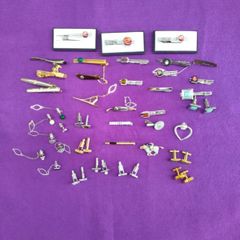 ネクタイピン、カフスボタン　まとめ売り　レトロ　結婚式　式典　フォーマル