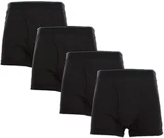 Ys factory ボクサー パンツ 無地 ランダム セット メンズ 下着 インナー 3L( 黒4枚セット,  2XL)