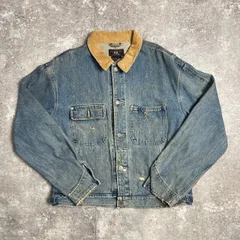 90s RRL ブラックシャンブレー デニムジャケット 3つ星タグ