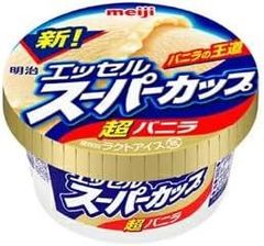 冷凍品 明治 エッセル スーパーカップ 超バニラ 200ml×24個