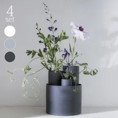 【BK】TAMAKI AYA ロング S・M・L・LL 4点セット(花瓶 花びん かびん フラワーベース ベース 花入れ 花入れ置物 インテリア 花器 観葉植物 造花 ドライフラワー おしゃれ オシャレ お洒落 陶器)