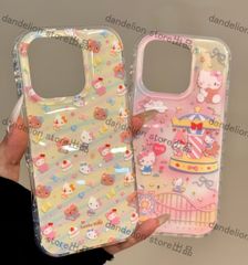 スマホケース　キティーちゃん　iPhone対応　アイフォンケース　iPhone16pro/16promax/15/14/13/12/11　可愛いケース　海外限定　新品未使用　2タイプ選択可能