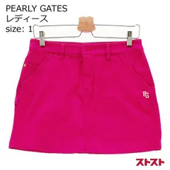 PEARLY GATES パーリーゲイツ ストレッチスカート 星 刺繍 ピンク系 1 [240001834170]#