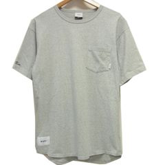 ☆WTAPS ダブルタップス BLANK SS GPS 03 TEE 半袖 ポケット Tシャツ 18SS グレー メンズ クルーネック カットソー