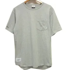 関送込!WTAPS コットン ポケット クルーネック 半袖 Tシャツ NO WAY tシャツ /無地半袖ポケット付きクルーネックTシャツ
