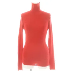 エンフォルド ENFOLD タートルネックリブニット セーター ウール 長袖 38 赤 レッド /MF ■OS ■SH