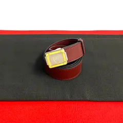 楽天市場】カルティエ リバーシブル ベルト ブラック ワイン