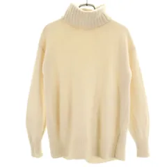 グリーンレーベルリラクシング ウールカシミヤ 長袖 タートルネック セーター ホワイト green label relaxing ニット ユナイテッドアローズ レディース