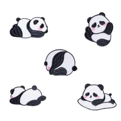 【在庫セール】アイロンワッペン 刺丁 アイロン 補修 アップリケ Aurooooa パッチステッカー diy 手作り 5枚セット