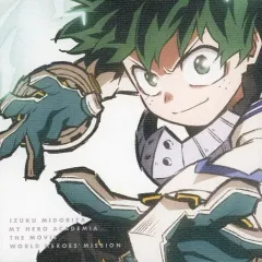 【中古】キャンバスボード・キャンバスアート 緑谷出久/背景白 キャンバスボード 「一番くじ 僕のヒーローアカデミア THE MOVIE WORLD HEROES’ MISSION」 F賞