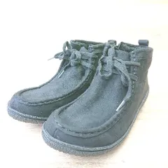 ■ North Date ノースデイト サイドファスナー シンプル ショート丈 ブーツ サイズ24.0 ブラック メンズ E  【1404240023666】